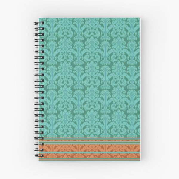 Item preview, Teal Citrus Ikat Stripe designed and sold by Hautforte.