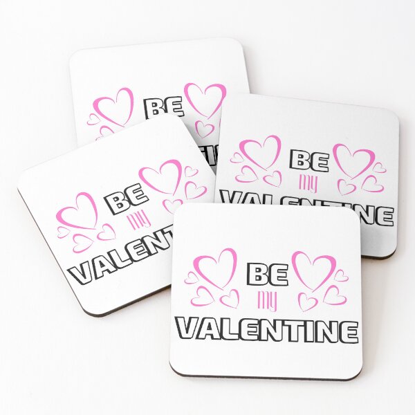 Item preview, Valentines Day Couples Matching Valentine Fun | Be My Valentine Pink and White designed and sold by Rainbows Rock.