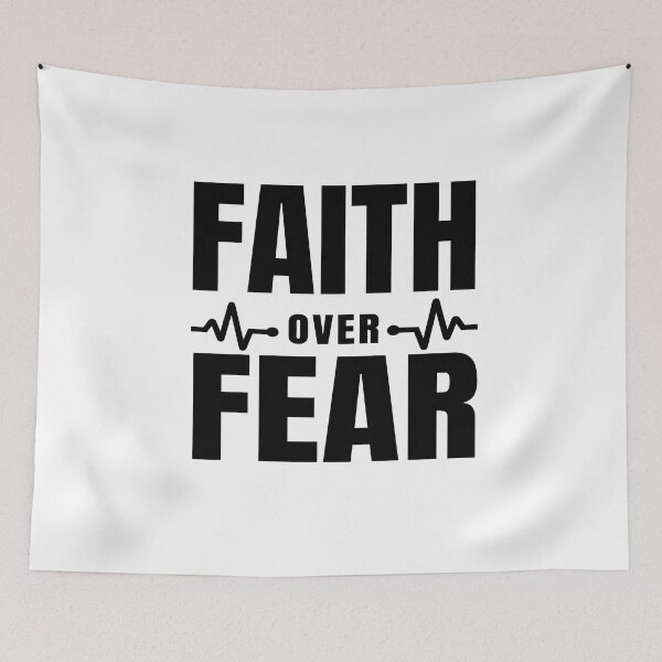 Item preview, Faith Over Fear - Fear keeps us from moving forward, but God's love has the ability to cast out every fear! designed and sold by Delandor.