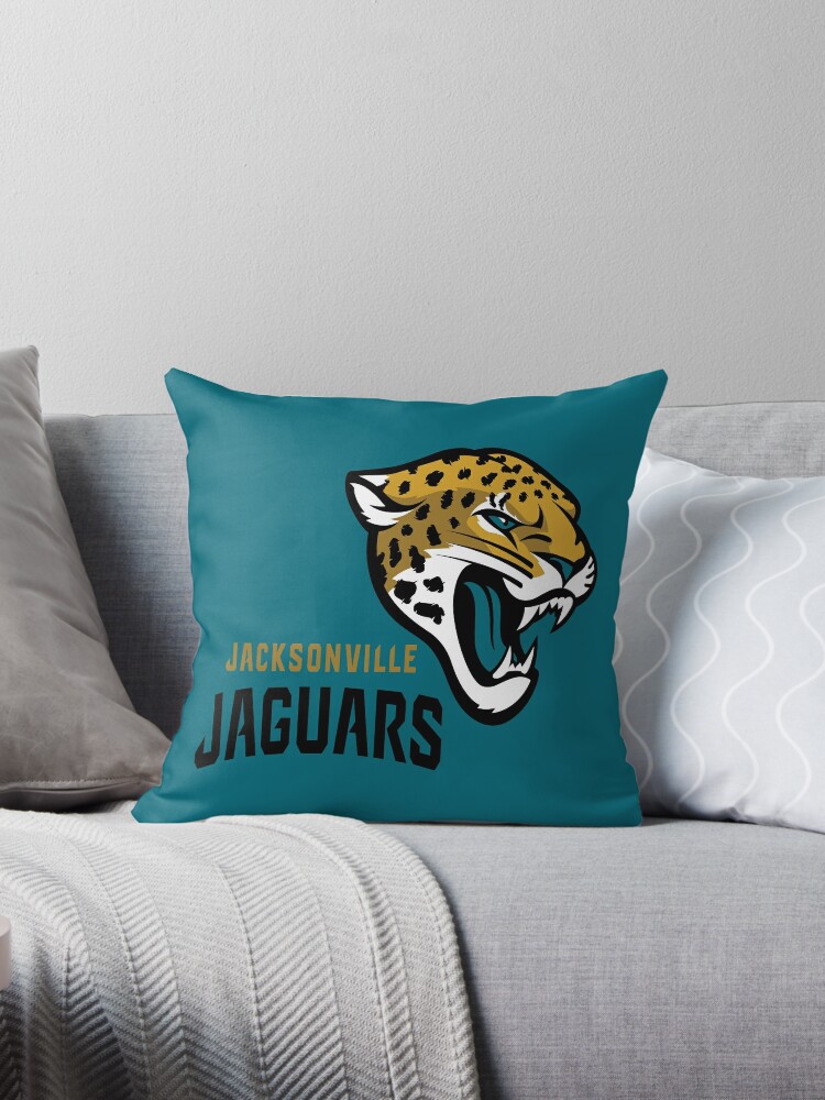 Logo Brands Jacksonville Jaguars Puff Pillow