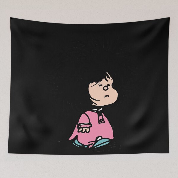 Item preview, Mafalda with newly-raised disheveled nightgown Quino argentina cartoon Essential designed and sold by SheltonKenneth.