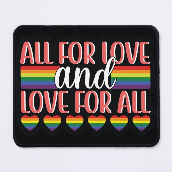 Item preview, All for love and love for all designed and sold by pnkpopcorn.