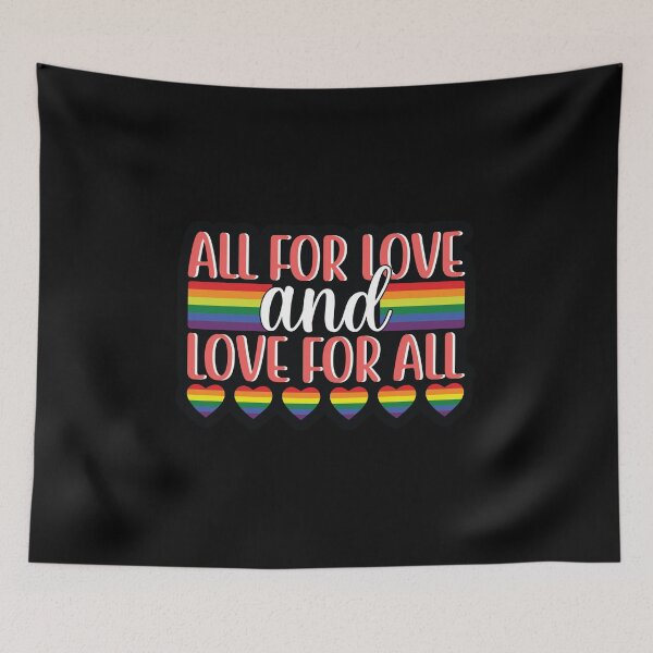Item preview, All for love and love for all designed and sold by pnkpopcorn.