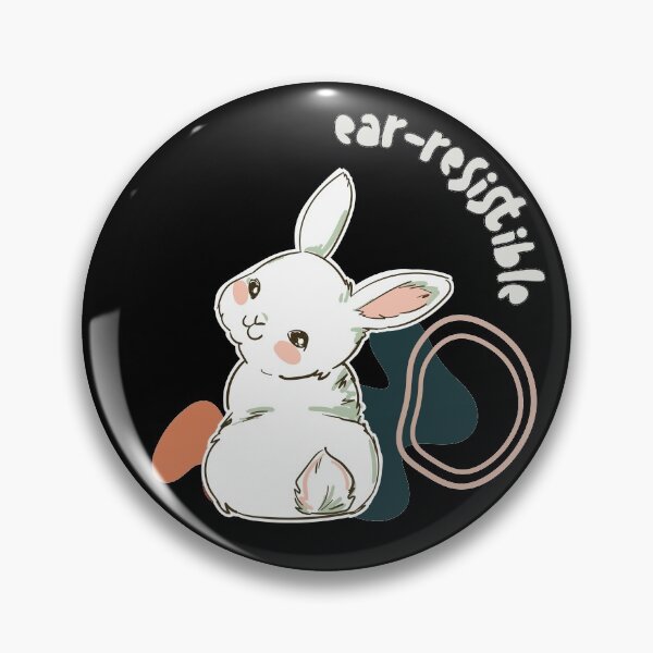 Item preview, Cute Kawaii Ear-Resistible Bunny for Bunny Lovers  designed and sold by MadrigueraSM-.