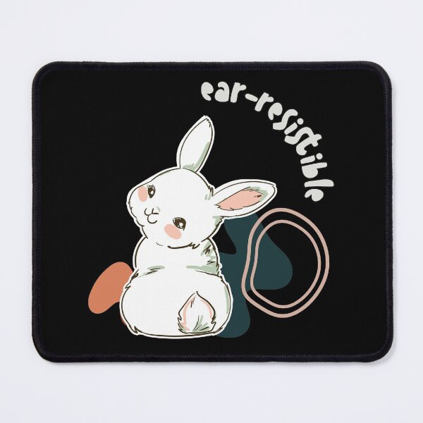Item preview, Cute Kawaii Ear-Resistible Bunny for Bunny Lovers designed and sold by MadrigueraSM-.
