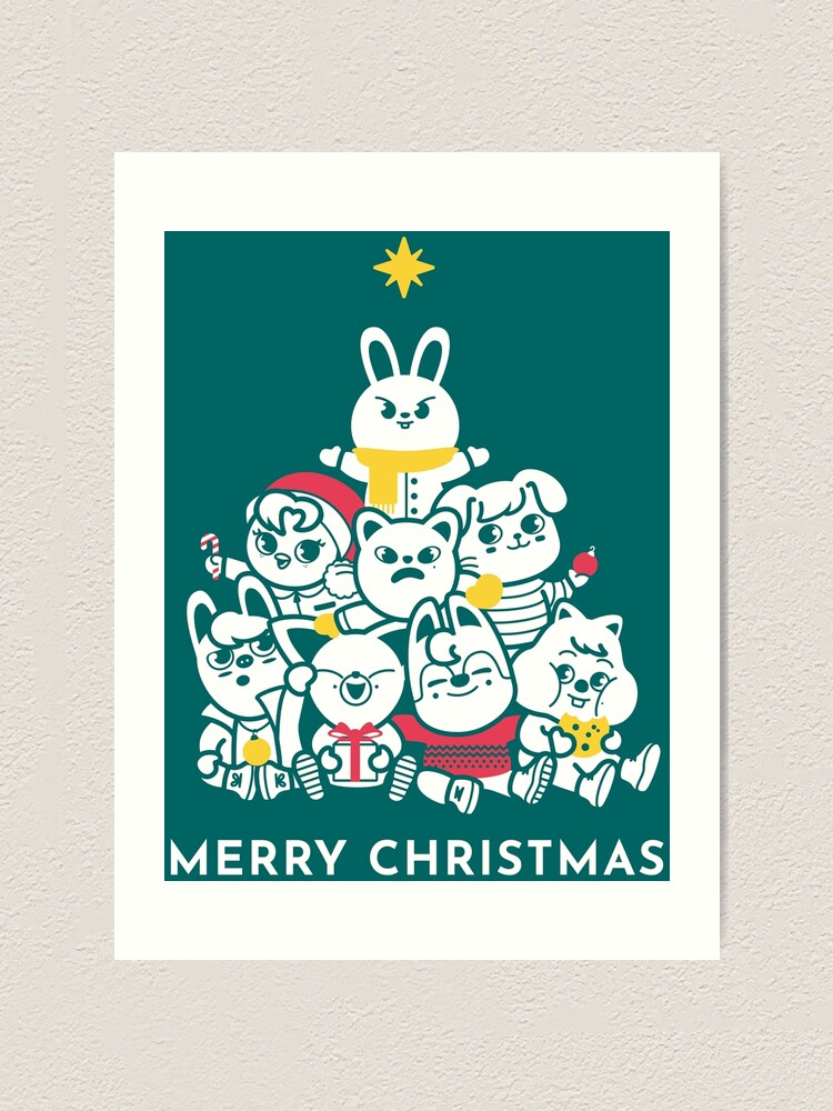 I drew SKZOO Xmas :) : r/straykids