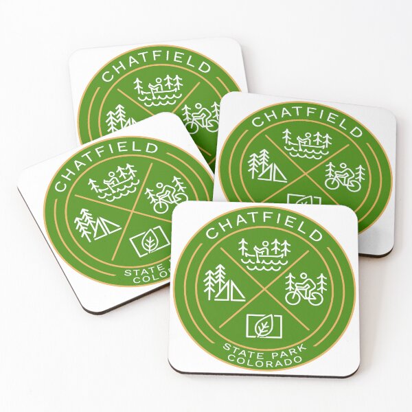 Item preview, Chatfield State Park Heraldic Logo Green designed and sold by VanyaKar.