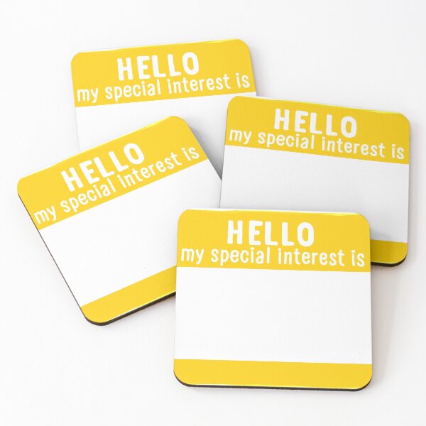 Item preview, Hello My Special Interest Is - Yellow designed and sold by O1RSH.