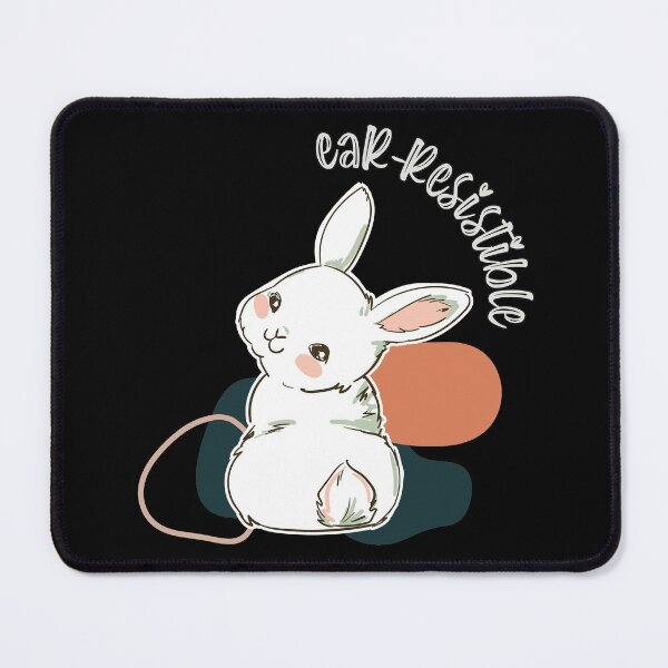 Item preview, Cute Kawaii Ear-Resistible Bunny for Bunny Lovers designed and sold by MadrigueraSM-.