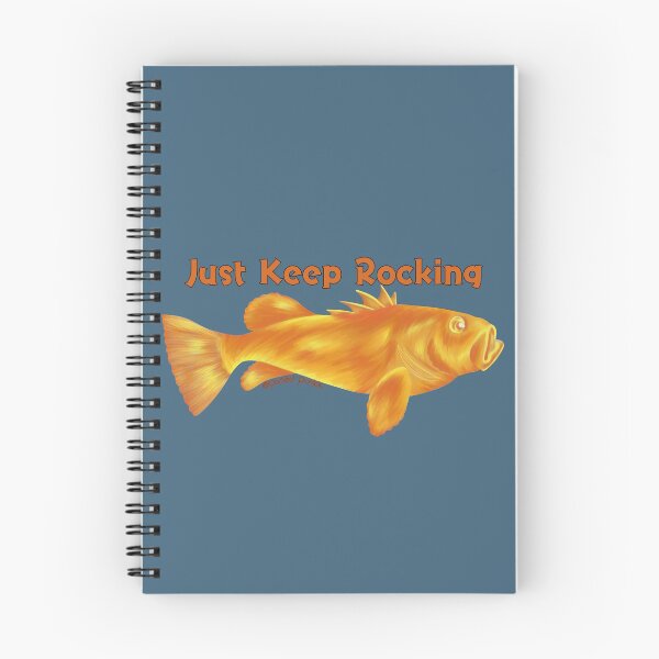 Item preview, Orange Rockfish Pun designed and sold by Krystal  Thomas.