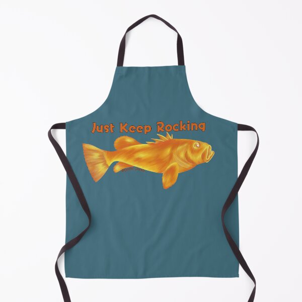 Item preview, Orange Rockfish Pun designed and sold by Krystal  Thomas.