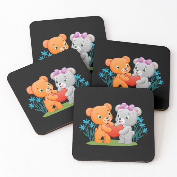 Item preview, Couple bear is sharing and holding their love  designed and sold by BeautyFlower111.