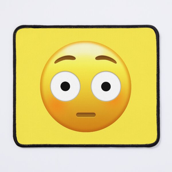 Item preview, Flushed Face Emoji | Pop Art designed and sold by williamcuccio.