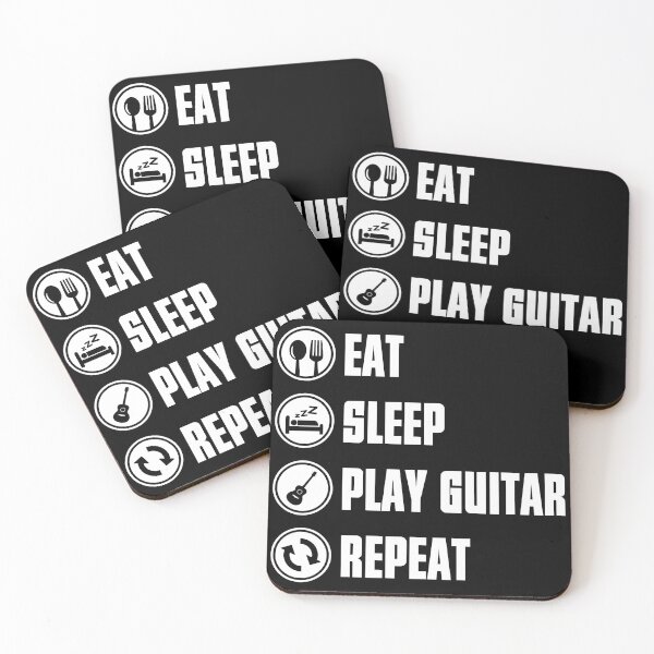 Item preview, Eat Sleep Play Guitar Repeat designed and sold by designbychow.