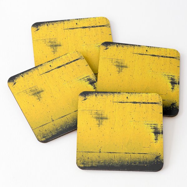 Item preview, Black Grunge on Yellow designed and sold by Gravityx9.