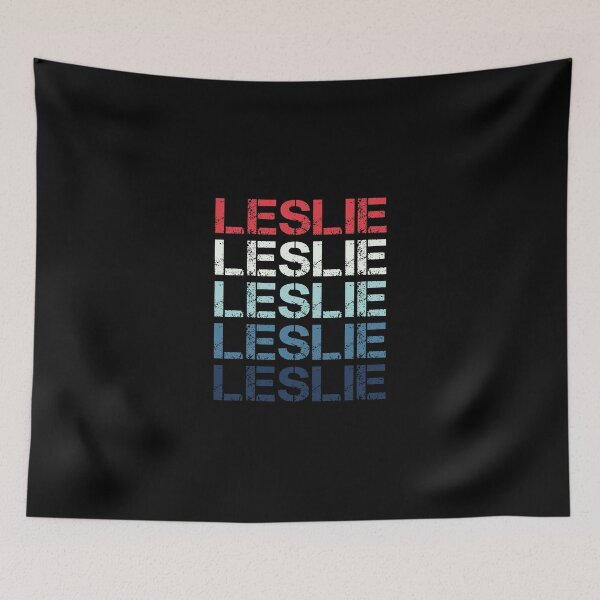 Aperçu de l'œuvre Leslie Name T Shirt - Leslie Vintage Retro Leslie Name Gift Item Tee créée et vendue par rivenburga.