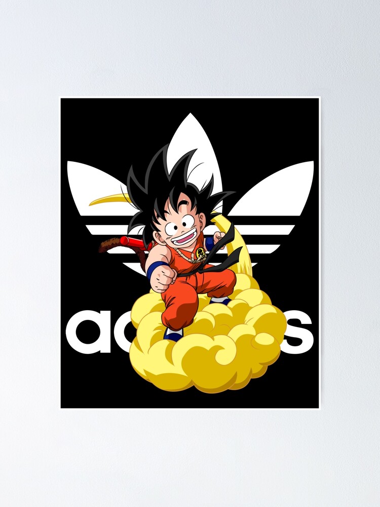 Póster «Zapatilla Sonriente Niño Divertido Goku Dragon Ball Super» de  LindaUS | Redbubble