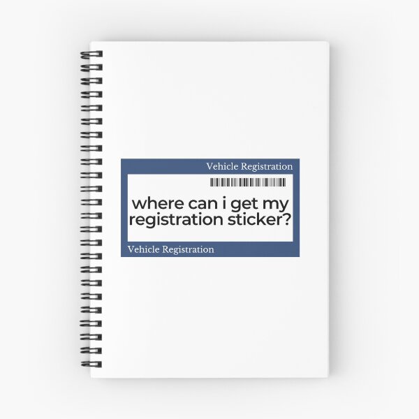 Item preview, Where Can I Get My Registration Sticker | Funny designed and sold by araeesha0315.