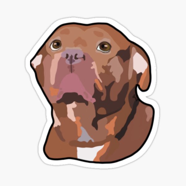 Item preview, Brown Pitbull Print designed and sold by Junipurr29.