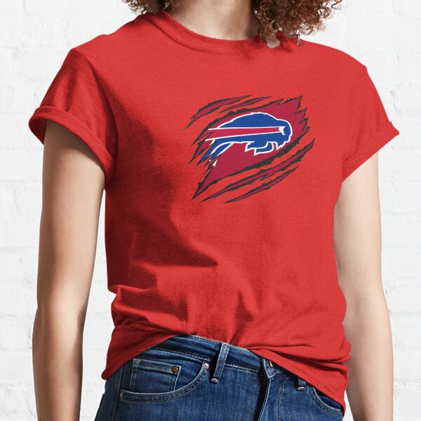 Women's New Era Buffalo Bills Throwback White T-Shirt