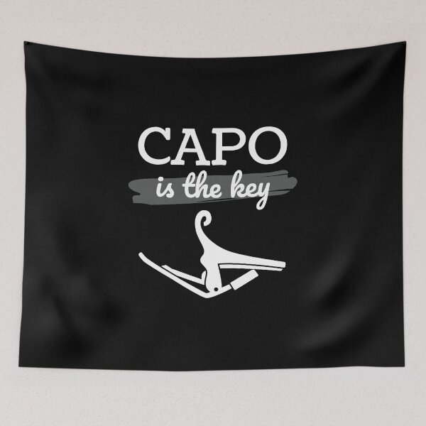 Item preview, Capo is the Key Capo Dark Theme designed and sold by nightsworthy.