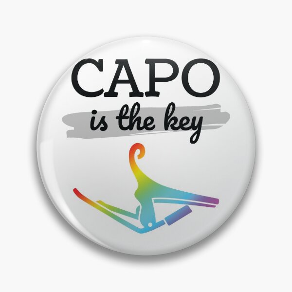 Item preview, Capo is the Key Colorful Capo Light Theme designed and sold by nightsworthy.
