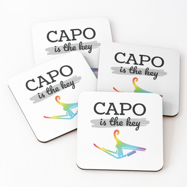 Item preview, Capo is the Key Colorful Capo Light Theme designed and sold by nightsworthy.