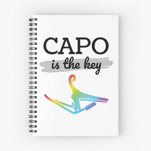 Item preview, Capo is the Key Colorful Capo Light Theme designed and sold by nightsworthy.