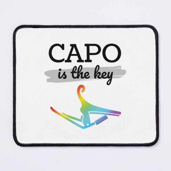 Item preview, Capo is the Key Colorful Capo Light Theme designed and sold by nightsworthy.