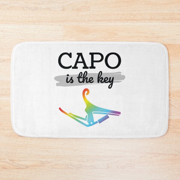 Item preview, Capo is the Key Colorful Capo Light Theme designed and sold by nightsworthy.