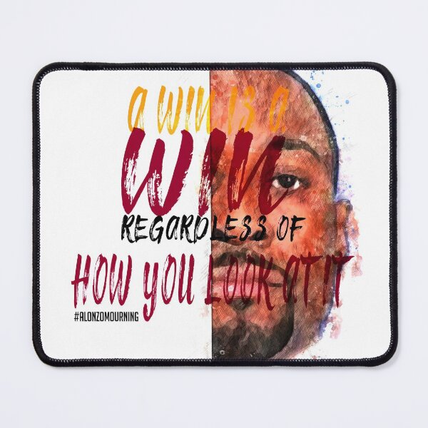 Item preview, Alonzo Mourning Inspiration Saying Motivational Quote Watercolor sketching Positive quote: A win is a win, regardless of how you look at it designed and sold by scribblelife.