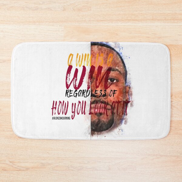 Item preview, Alonzo Mourning Inspiration Saying Motivational Quote Watercolor sketching Positive quote: A win is a win, regardless of how you look at it designed and sold by scribblelife.