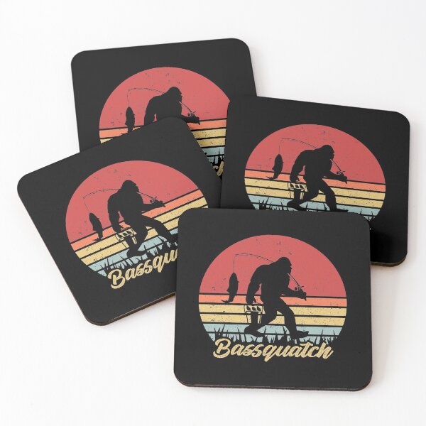 Item preview, Bassquatch! Funny Bigfoot Fishing Outdoor Retro designed and sold by hasanmasud.