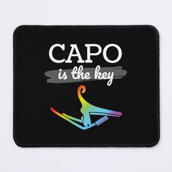 Item preview, Capo is the Key Colorful Capo Dark Theme designed and sold by nightsworthy.