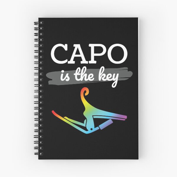Item preview, Capo is the Key Colorful Capo Dark Theme designed and sold by nightsworthy.