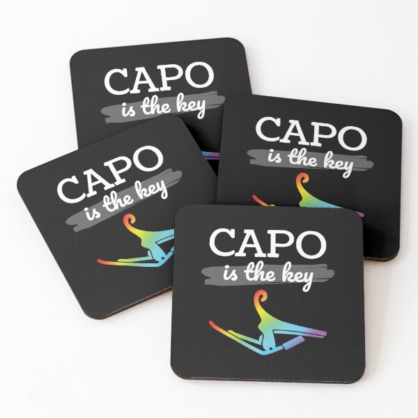 Item preview, Capo is the Key Colorful Capo Dark Theme designed and sold by nightsworthy.