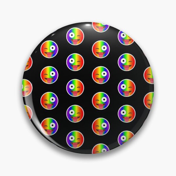 Item preview, Winking Face with Tongue Emoji Gay Pattern | Pop Art designed and sold by williamcuccio.