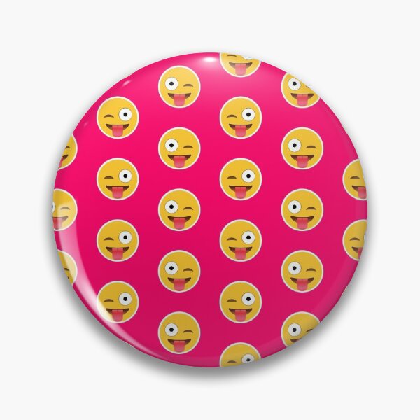 Item preview, Winking Face with Tongue Emoji Pattern designed and sold by williamcuccio.