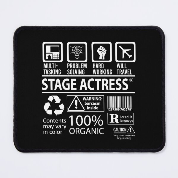 Item preview, Stage Actress T Shirt - MultiTasking Certified Job Gift Item Tee designed and sold by killingworthhi.