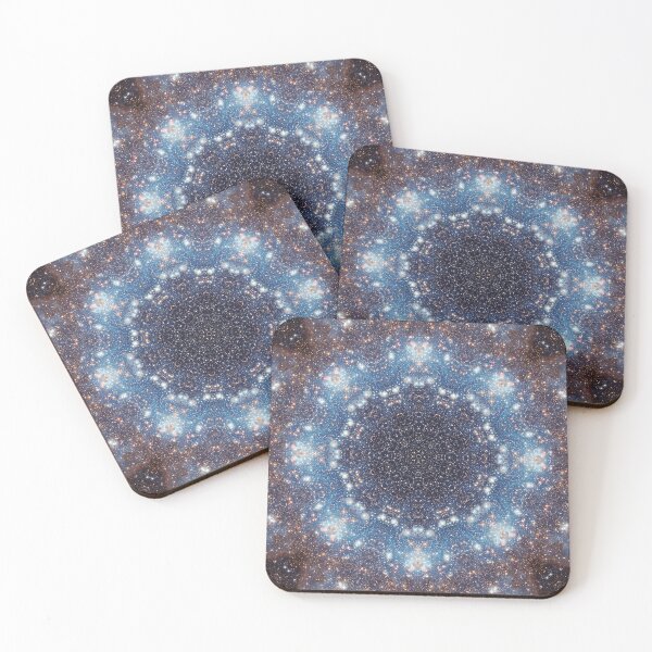 Item preview, Space Mandala no11 Black and Blue Trippy Cosmic Space Art for Yoga designed and sold by Dr-Pen.