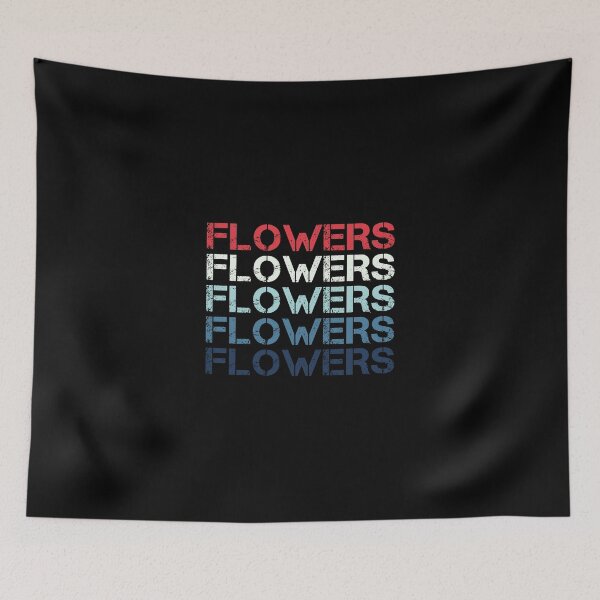 Item preview, Flowers Name T Shirt - Flowers Vintage Retro Flowers Name Gift Item Tee designed and sold by rivenburga.