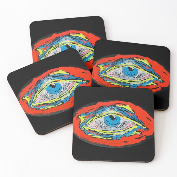 Item preview, Neon Chalk Paint Eyeball designed and sold by Theokotos.