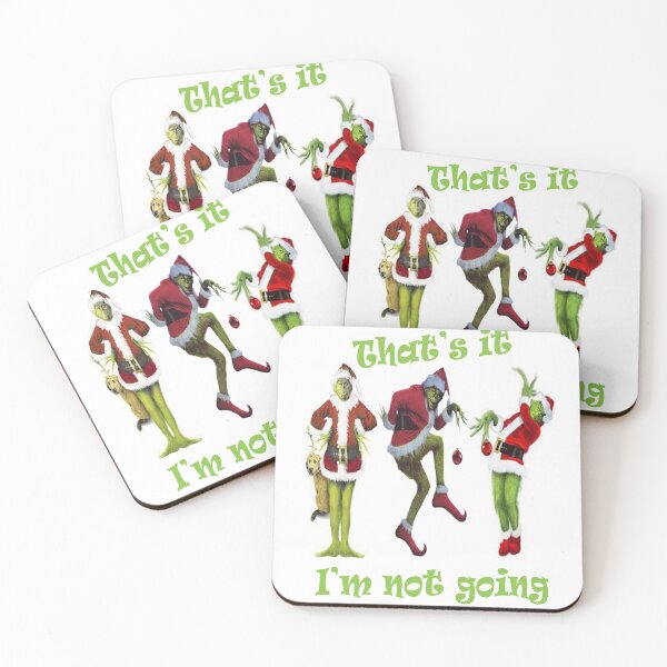 Item preview,  Im Not Going Tee, Green Man Tee, Christmas Tee, Im Not Going Graphic Tee, Funny Christmas Tee, Thats It Im Not Going, Green Man, Christmas, That's it i'm not going Long Sleeve T-Shirt designed and sold by Store-Art-Elba.