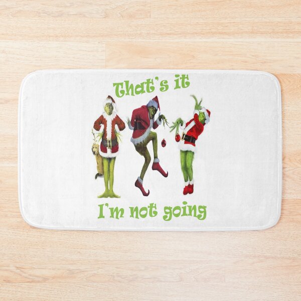 Item preview,  Im Not Going Tee, Green Man Tee, Christmas Tee, Im Not Going Graphic Tee, Funny Christmas Tee, Thats It Im Not Going, Green Man, Christmas, That's it i'm not going Long Sleeve T-Shirt designed and sold by Store-Art-Elba.