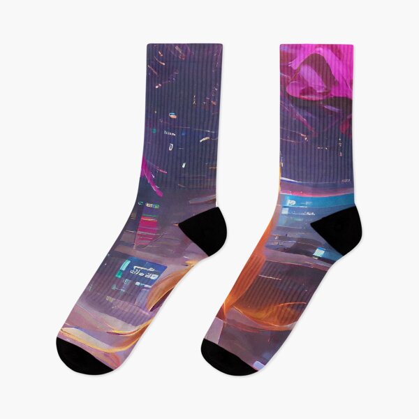 Item preview, Impresión de estilo Synthwave en modo bariónico designed and sold by KooksOnly.