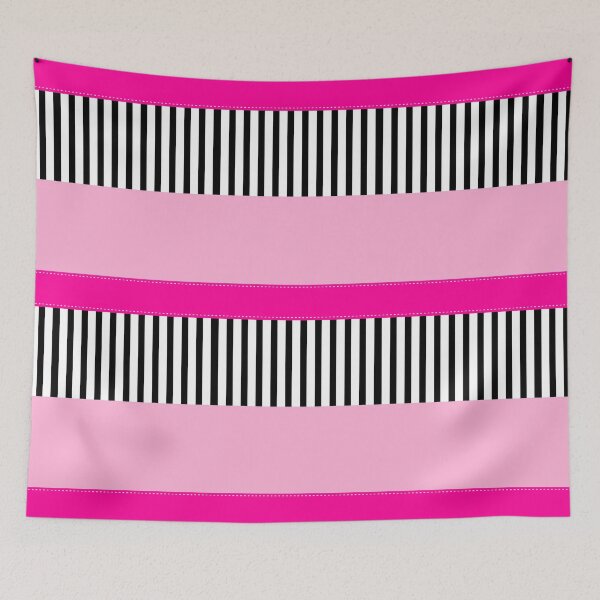 Item preview, Fuchsia, black and white designed and sold by ArteAnnie.