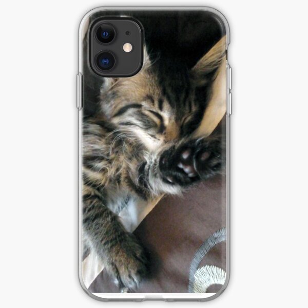 Talk to the paw, i'm sleeping! iPhone Soft Case