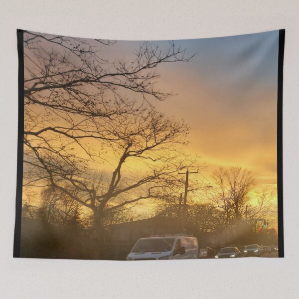 Item preview, Wintermood, Winter Sunset In New York's Street, NYC designed and sold by GulQari.