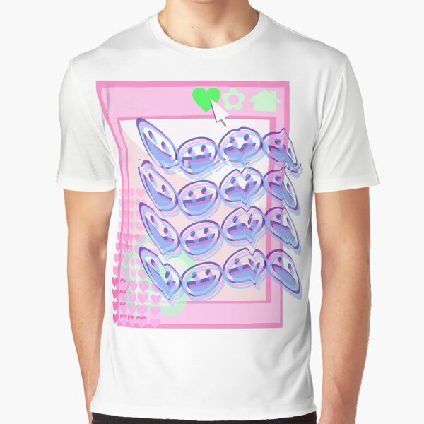 植物と加湿器 2000's SMILEY ミレニアム Printed T-Shirt Tシャツ ...