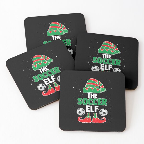 Aperçu de l'œuvre The Soccer Elf Christmas Squad Xmas Soccer Team Player T-Shirt créée et vendue par JaNae19.